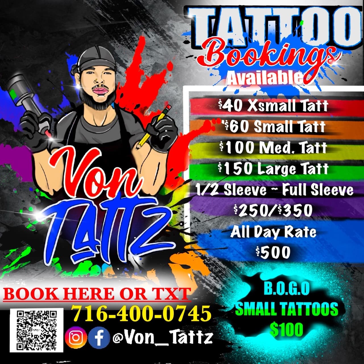 Cover photo for VonTattz