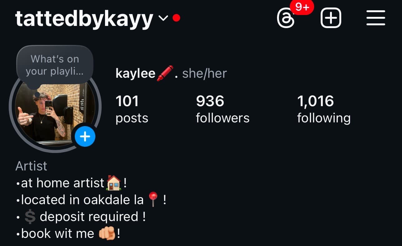 Cover photo for tattedbykayy