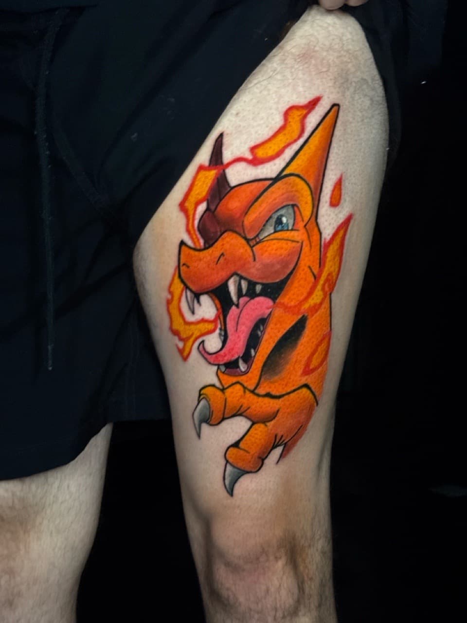 New School + Cartoon pokemon tattoo on Upper Arm by 1UP_Uncle_Frecks on TattMe