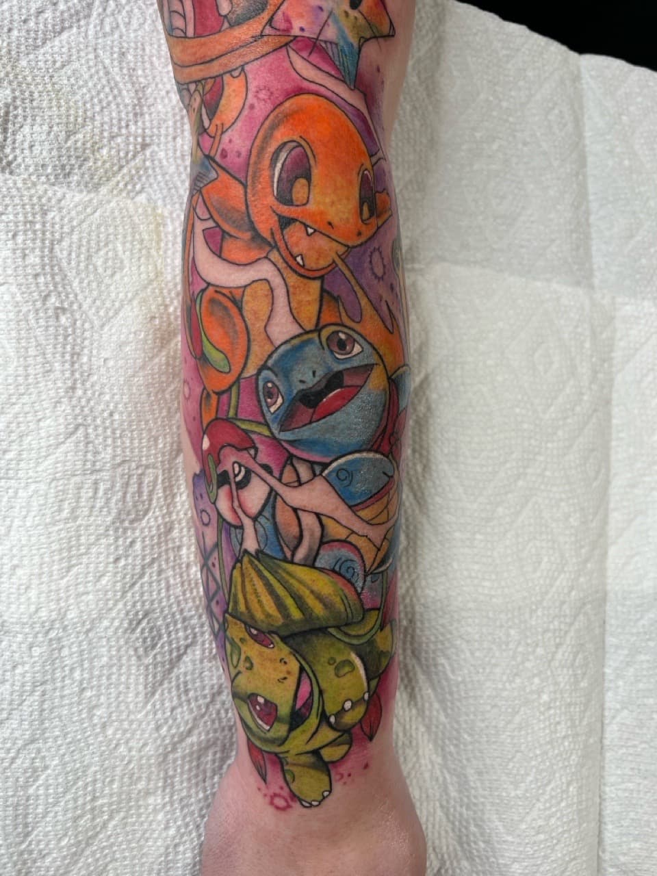Anime + Cartoon charmander tattoo on Forearm by Inkflowjo on TattMe