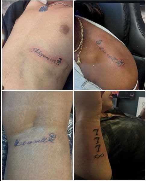 Fine Line + Lettering script tattoo by The_Key_Inks on TattMe
