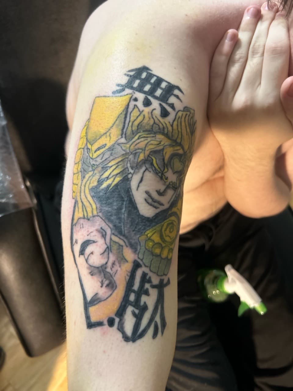 Anime + Color manga tattoo on Upper Arm by Apex_Effort_Studio on TattMe