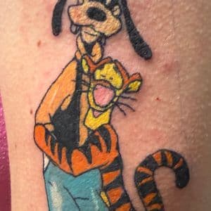 Cartoon + Pop Culture goofy tattoo on Forearm by Apex_Effort_Studio on TattMe