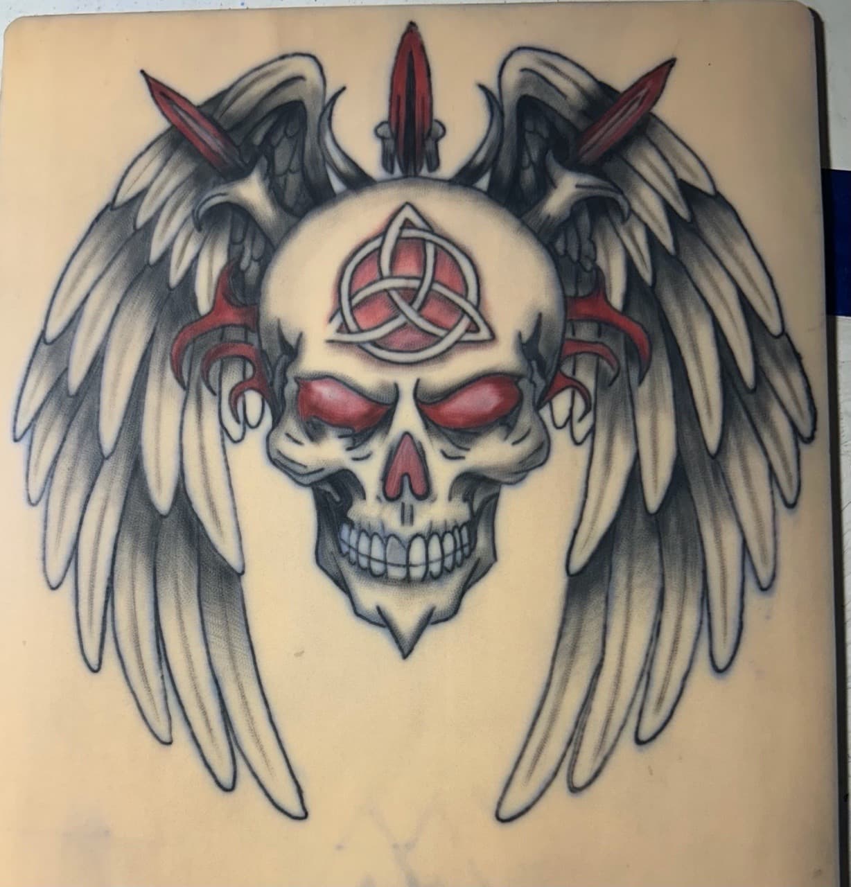 Neo-Traditional + Black & Grey skull tattoo by Apex_Effort_Studio on TattMe