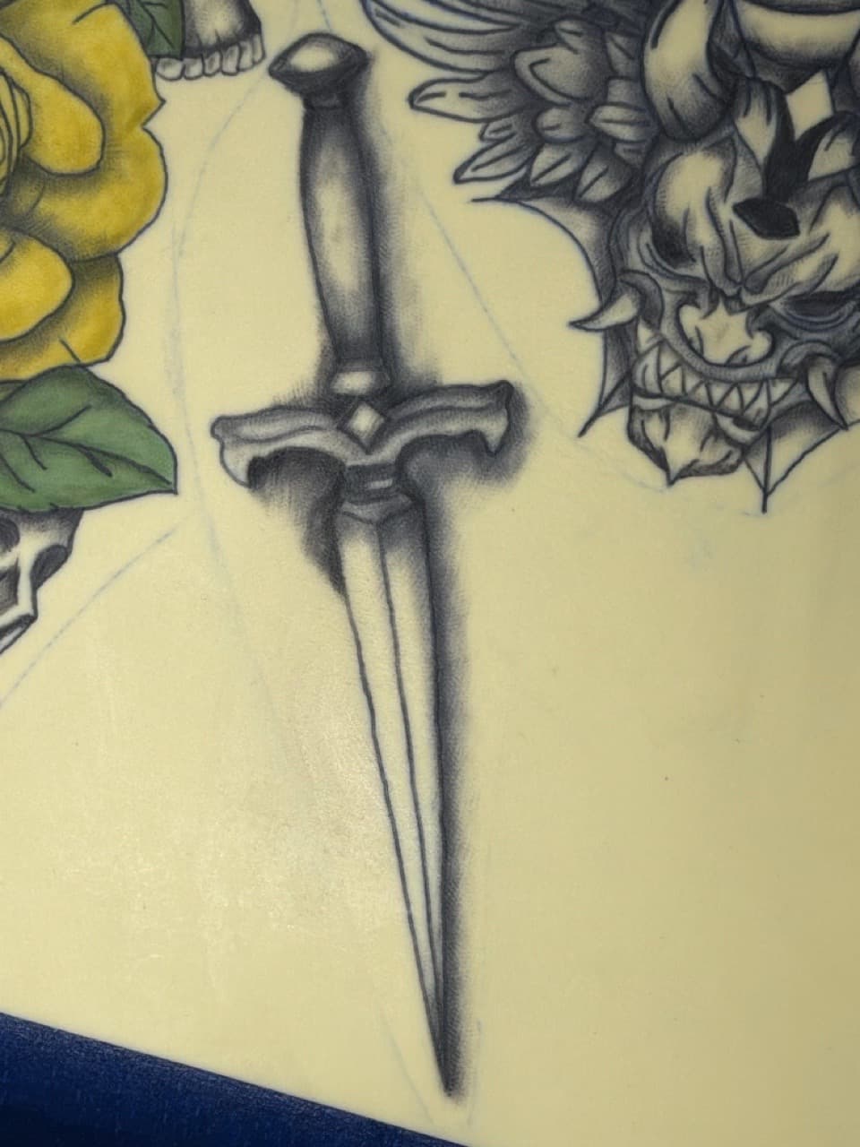 American Traditional + Japanese dagger tattoo by Apex_Effort_Studio on TattMe