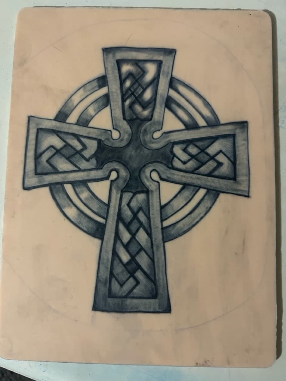 Celtic + Black & Grey celtic cross tattoo by Apex_Effort_Studio on TattMe