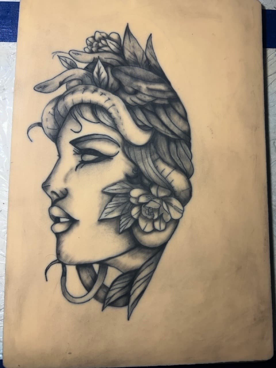Black & Grey + Illustrative woman tattoo by Apex_Effort_Studio on TattMe