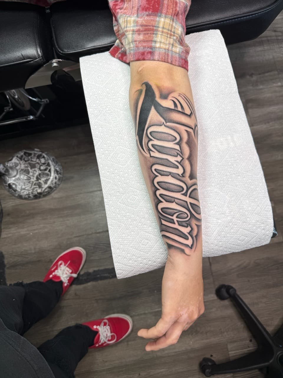 Lettering + Script london tattoo on Forearm by Tattoos_By_Dolph on TattMe
