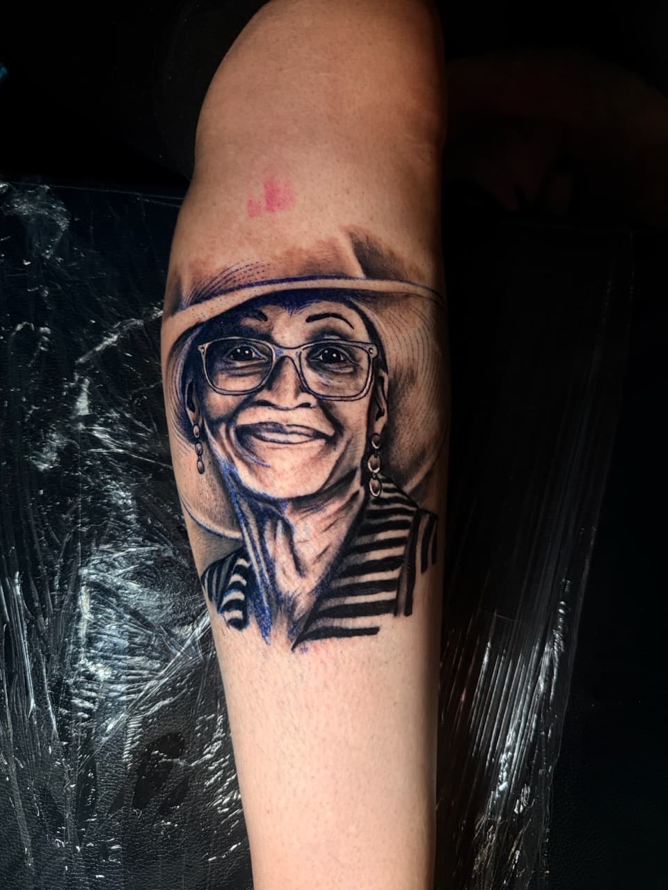 Realism + Portrait woman tattoo on Forearm by sixxinked on TattMe