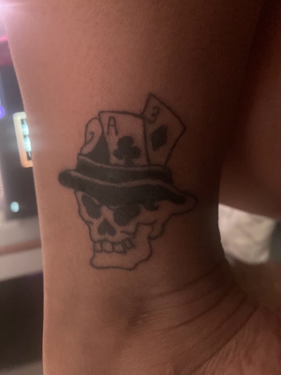 Black & Grey + Traditional skull tattoo on Wrist by Night_Veil_Ink on TattMe