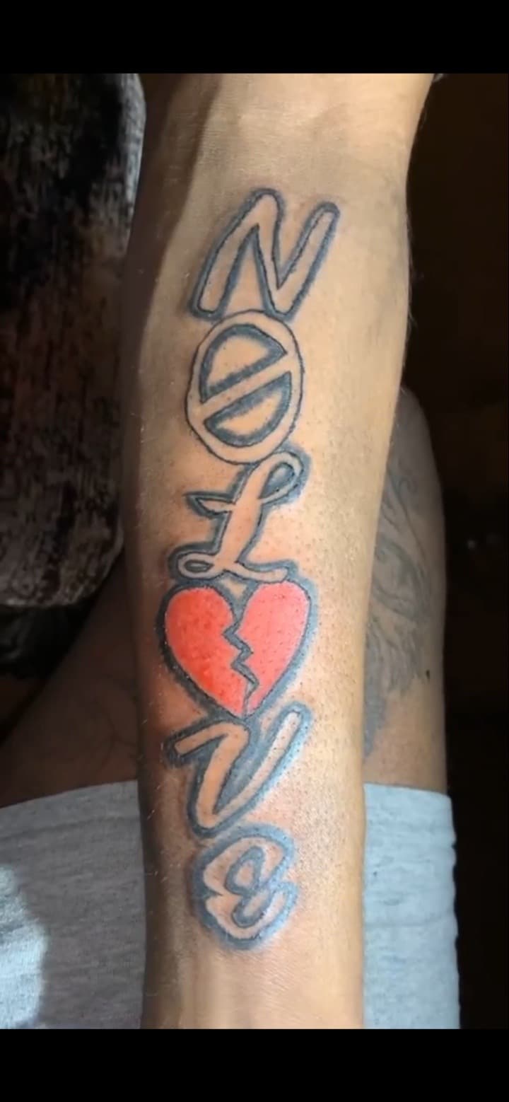 Lettering + Color letters tattoo on Forearm by JrrrInkkk on TattMe