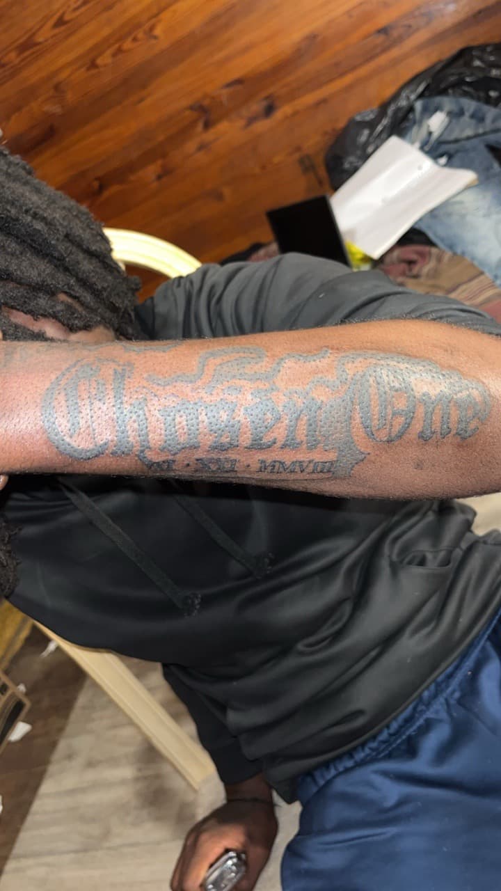 Lettering + Script name tattoo on Forearm by JrrrInkkk on TattMe