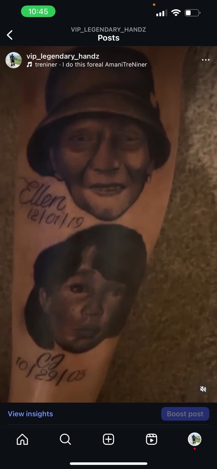 Black & Grey + Realism portraits tattoo on Forearm by LEGENDARY_HANDZ on TattMe