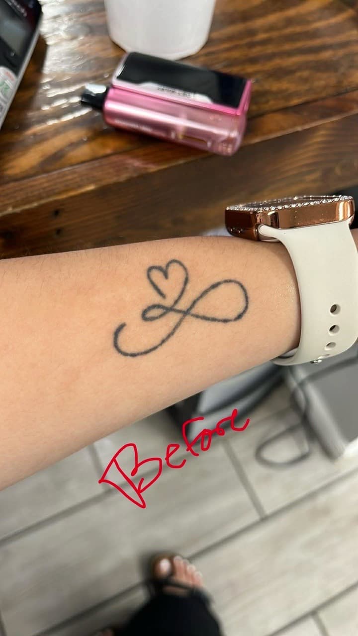 Fine Line + Minimalist infinity tattoo on Forearm by Tattoos_by_Haylee on TattMe