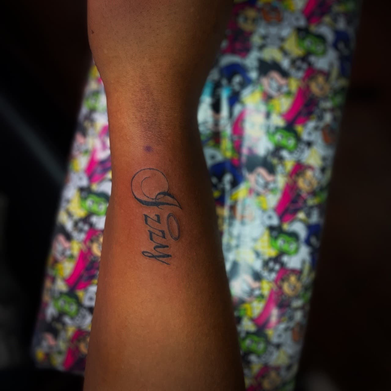 Lettering + Script name tattoo on Forearm by Ariesinkedme on TattMe