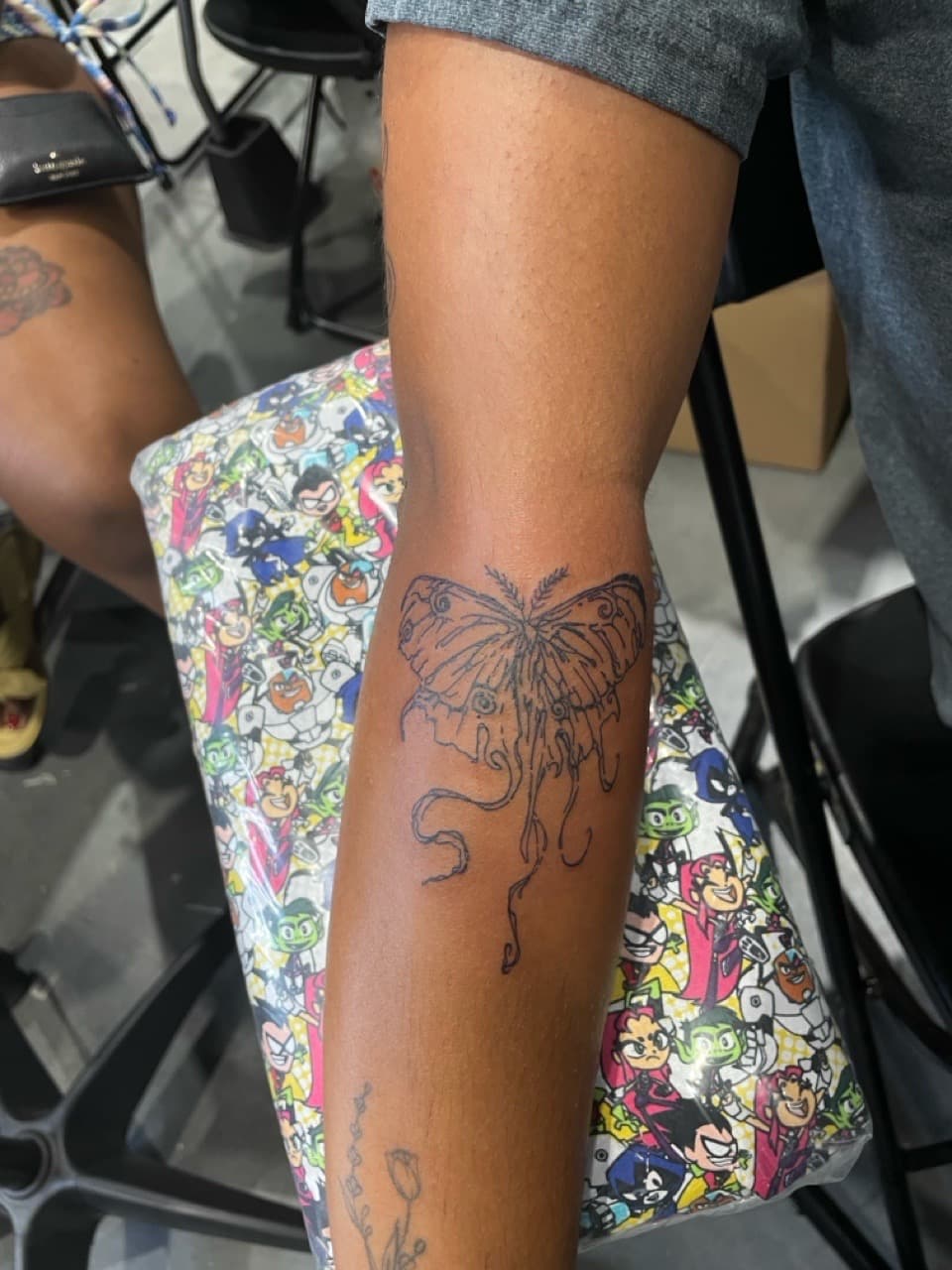 Line-work + Illustrative butterfly tattoo on Forearm by Ariesinkedme on TattMe