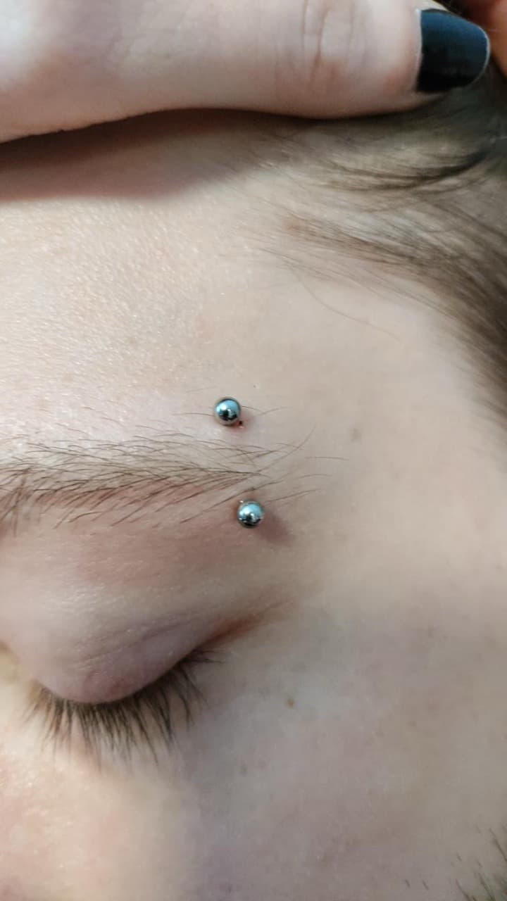 piercing tattoo on Face by Ariesinkedme on TattMe