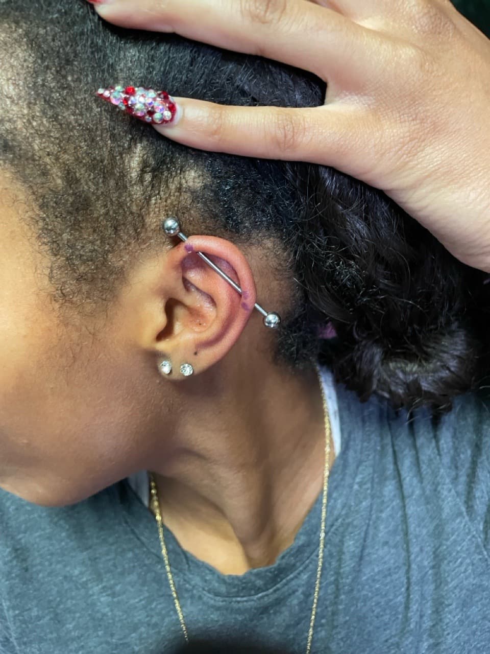 ear tattoo by Ariesinkedme on TattMe