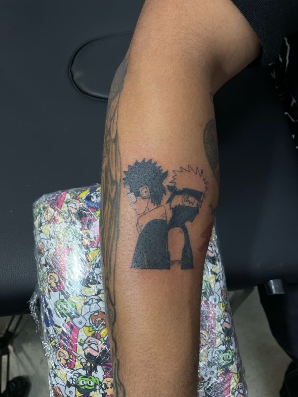 Anime + Pop Culture anime characters tattoo on Forearm by Ariesinkedme on TattMe