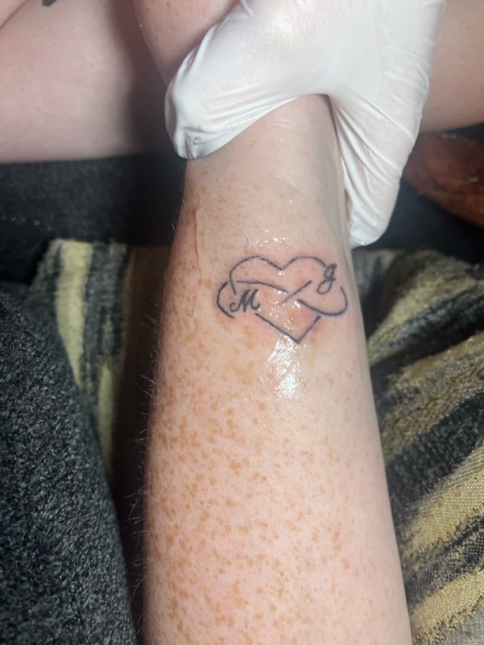Fine Line + Minimalist hearts tattoo on Forearm by North_Ga_Tat on TattMe