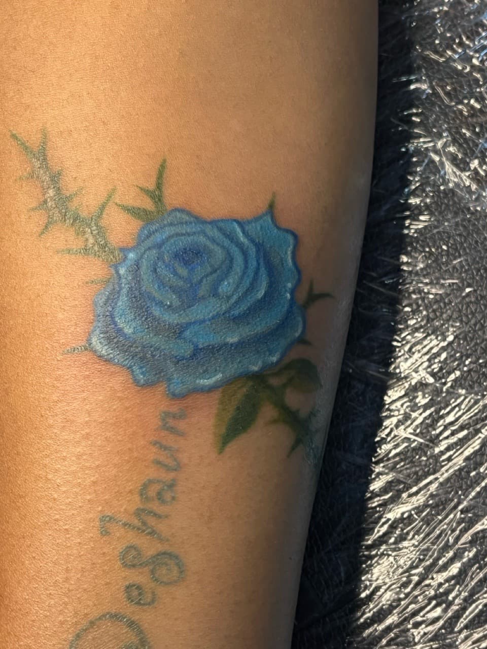 Floral + Color rose tattoo on Forearm by prodaJ on TattMe