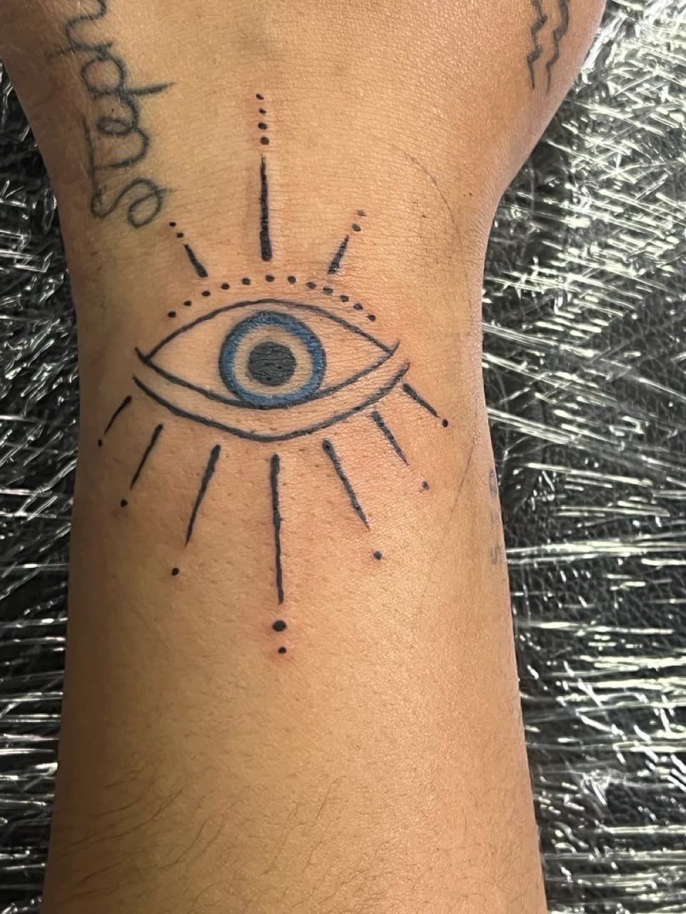 Fine Line + Illustrative eye tattoo on Wrist by prodaJ on TattMe