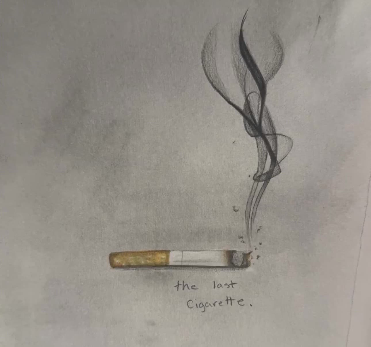 Sketch + Illustrative cigarette tattoo by Tats_By_Z on TattMe