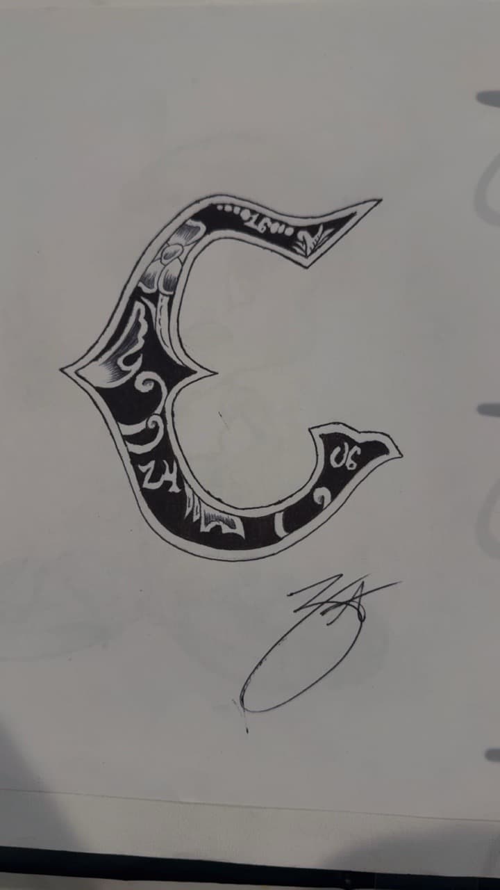 Lettering + Script letter tattoo by Tats_By_Z on TattMe