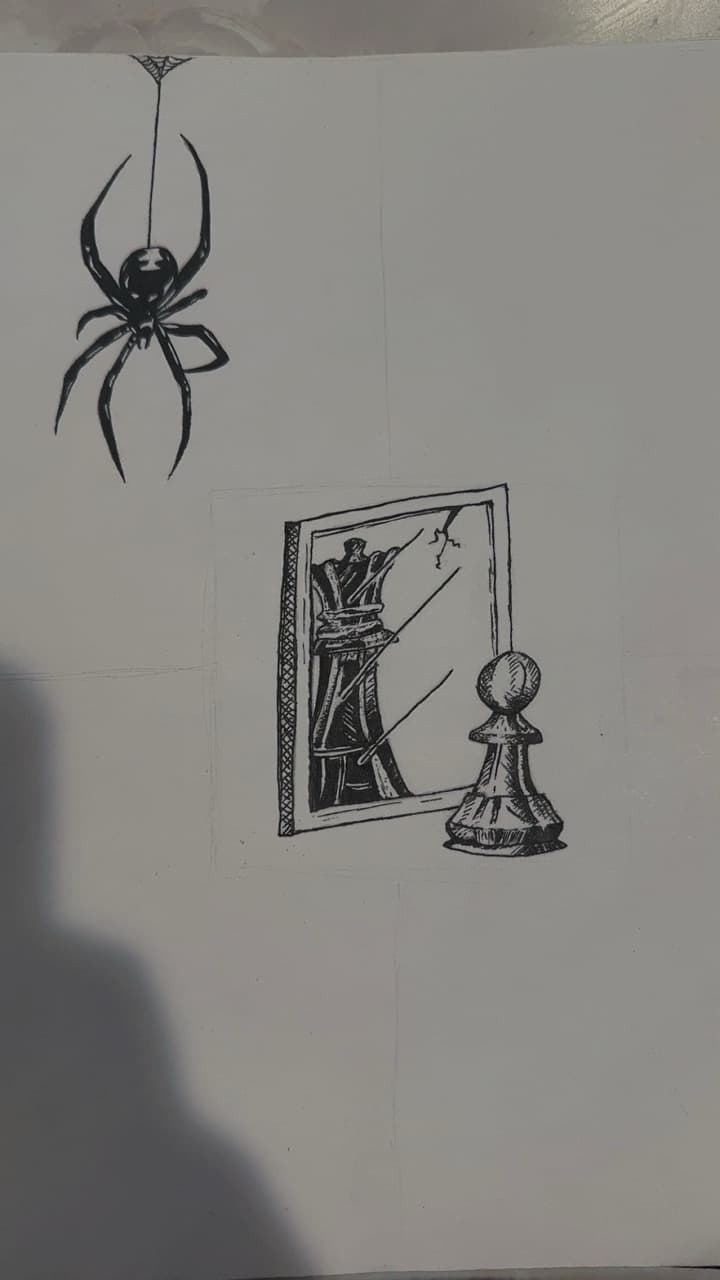 Line-work + Illustrative spider tattoo by Tats_By_Z on TattMe