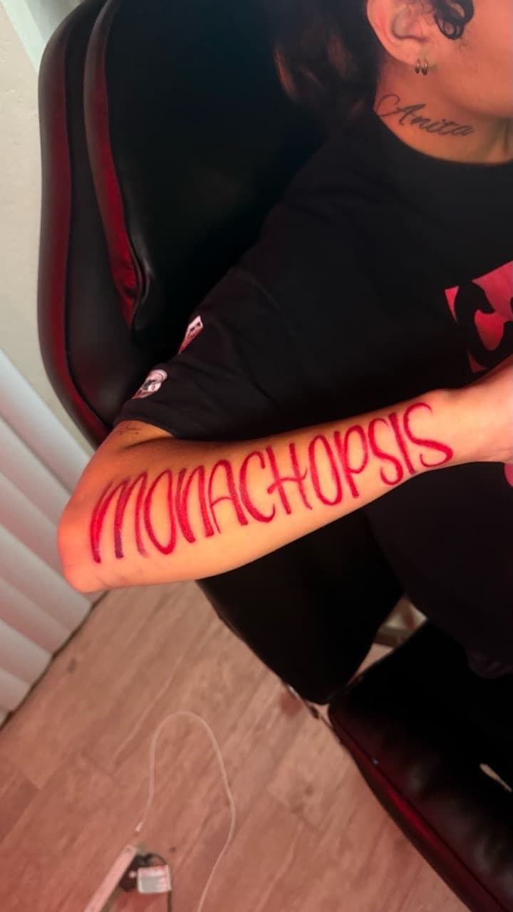 Lettering + Script word tattoo on Forearm by Tatted_By_Visions on TattMe
