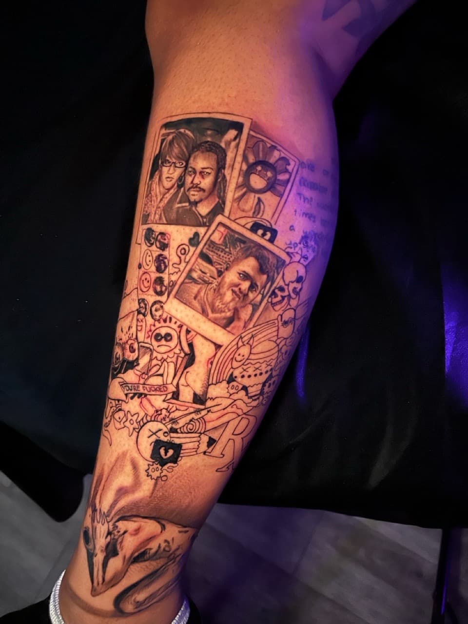 Black & Grey + Illustrative portraits tattoo on Forearm by Christopher_Ink on TattMe