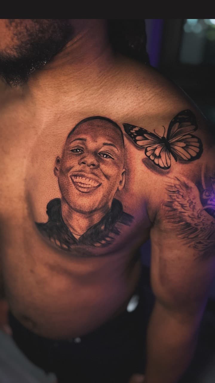 Realism + Black & Grey person tattoo on Chest by Christopher_Ink on TattMe