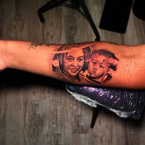 Realism + Black & Grey portrait tattoo on Forearm by Christopher_Ink on TattMe
