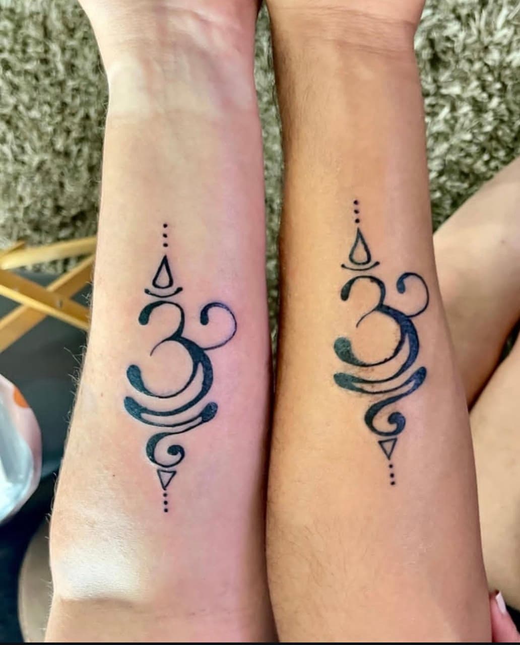 Fine Line + Black-work om tattoo on Forearm by Cay_Tattoos on TattMe