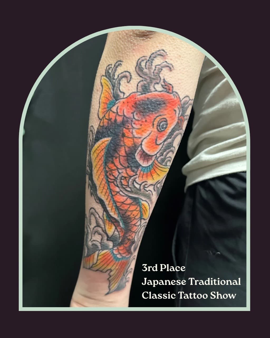 Japanese + Traditional koi fish tattoo on Forearm by Tattoos_by_Nicci on TattMe
