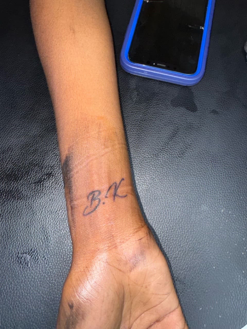 Lettering + Script letters tattoo on Wrist by InkByArtie on TattMe