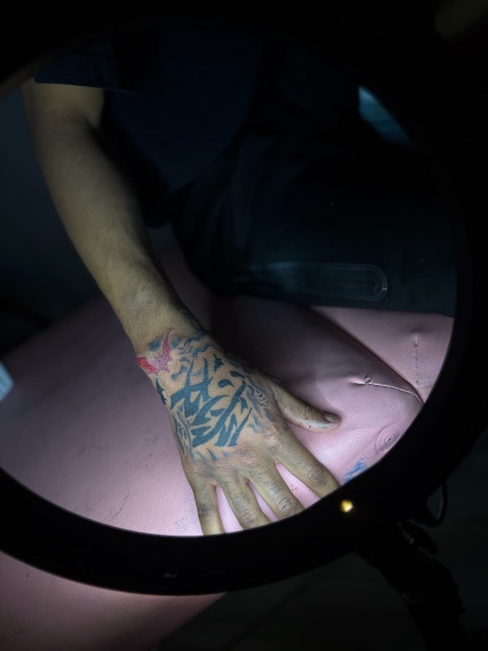 Black-work + Illustrative patterns tattoo on Hand by Inkbyzaza on TattMe