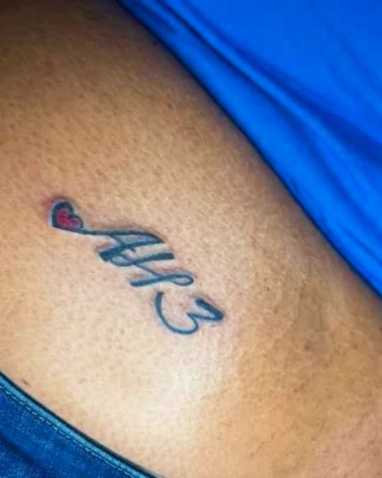 Lettering + Script letters tattoo on Upper Arm by Cakes_Ariana on TattMe