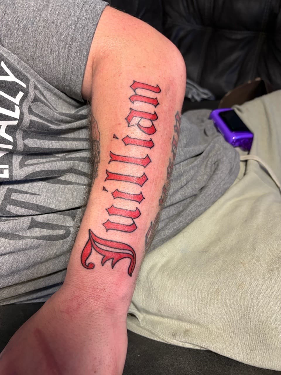Lettering + Script name tattoo on Forearm by TattedbyJayden on TattMe