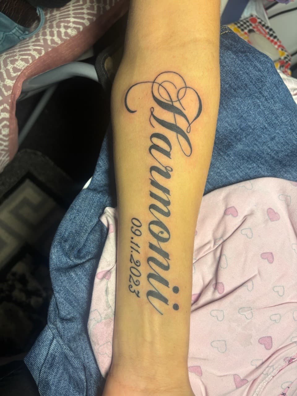 Lettering + Script name tattoo on Forearm by TattedbyJayden on TattMe
