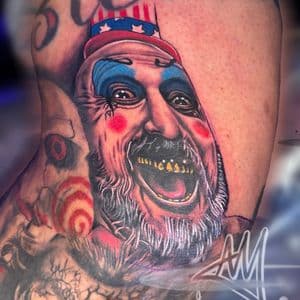 Horror + Realism clown horror scary tattoo on Upper Arm by Ayem.ink on TattMe