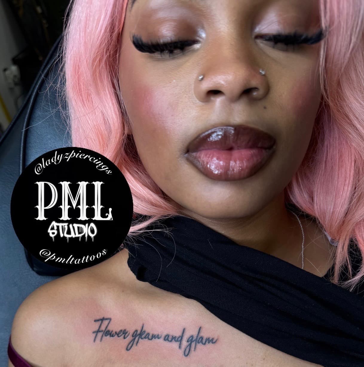 Lettering + Script quote tattoo on Chest by Ladyzpiercings on TattMe
