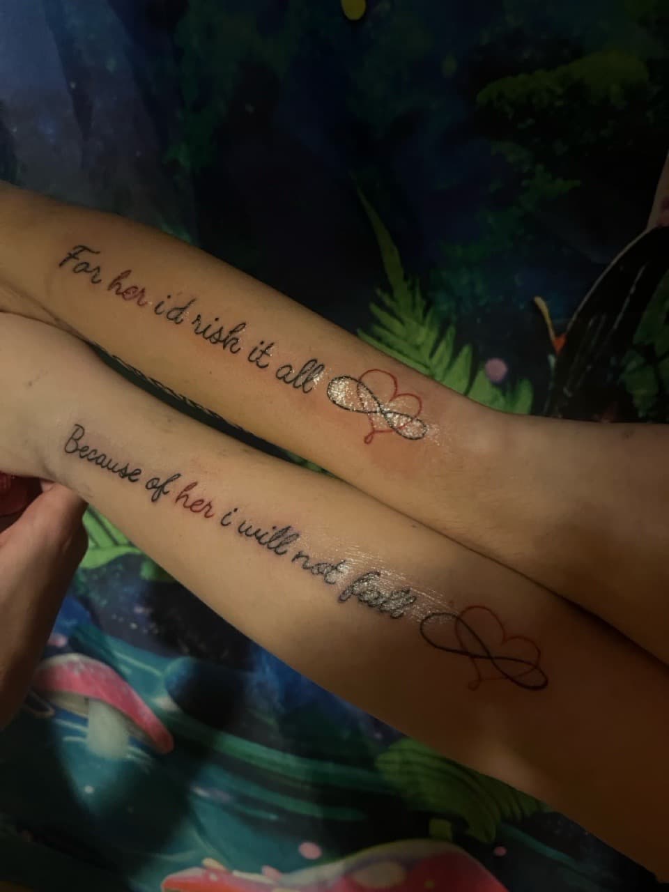 Lettering + Script quote tattoo on Forearm by tatsbyautumn on TattMe
