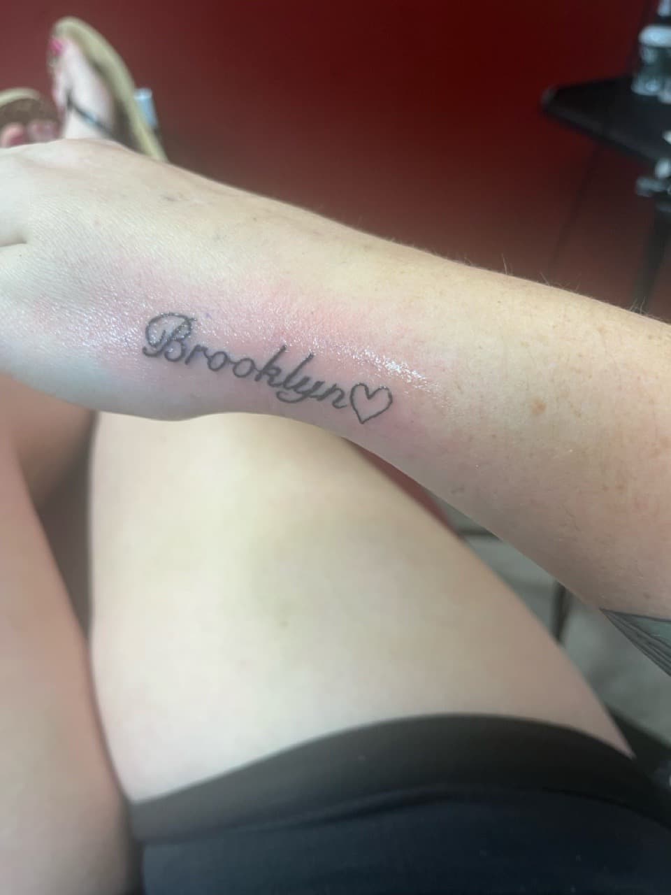 Lettering + Script brooklyn tattoo on Wrist by Braedan_Sterling on TattMe