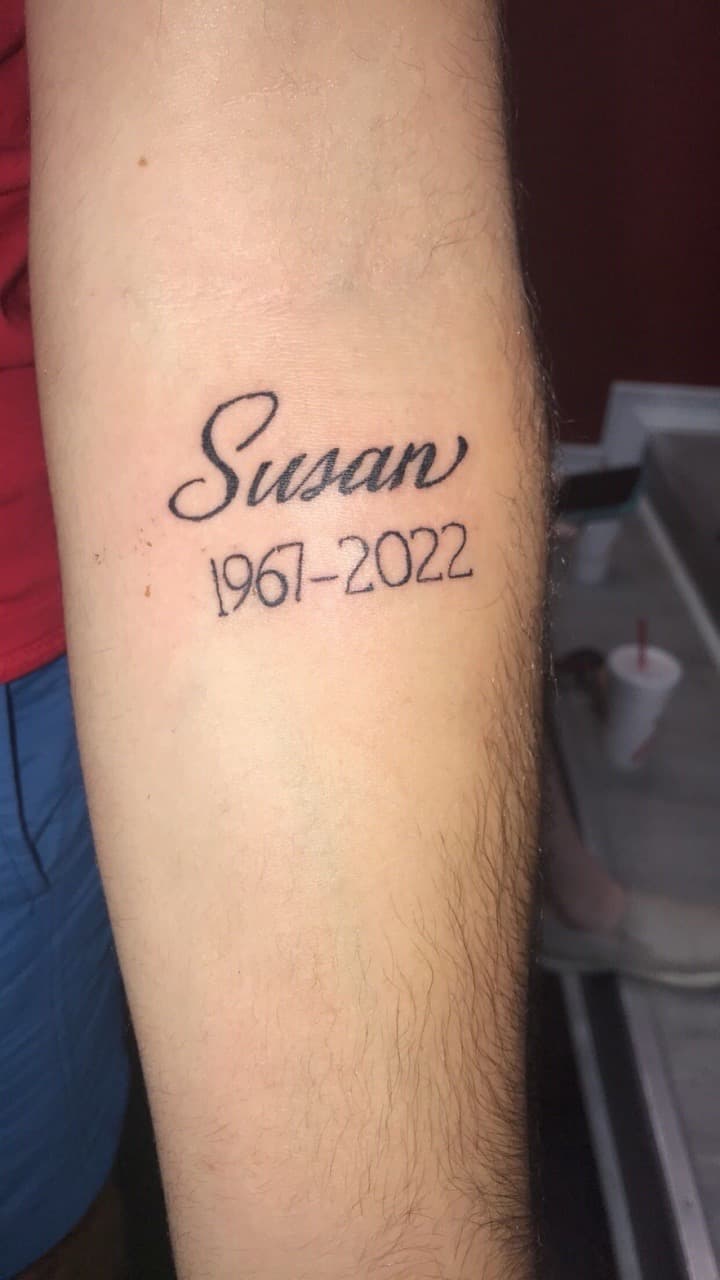 Lettering + Script name tattoo on Forearm by Braedan_Sterling on TattMe
