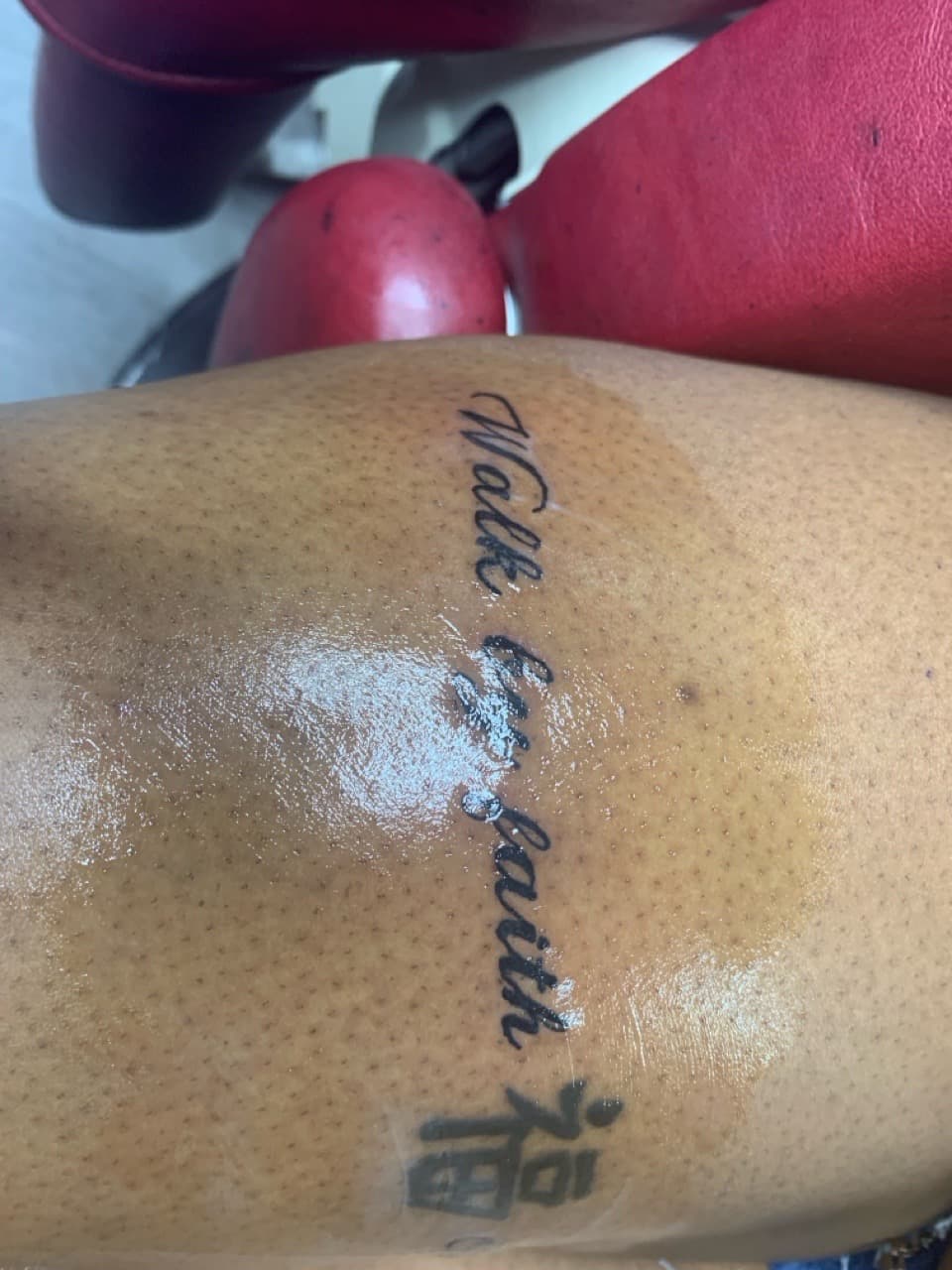 Lettering + Script chinese character tattoo by Braedan_Sterling on TattMe