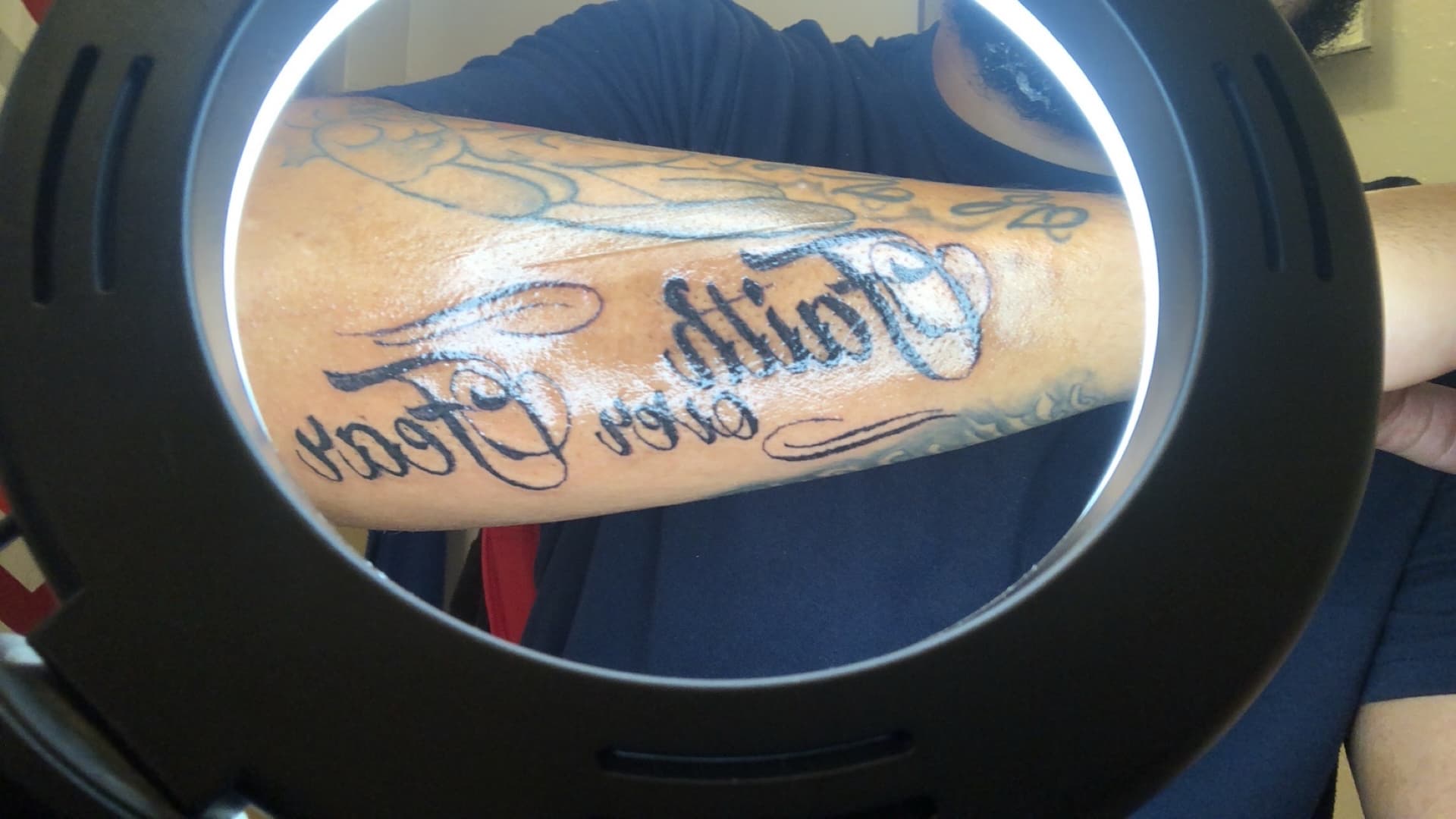 Lettering + Script words tattoo on Forearm by Braedan_Sterling on TattMe
