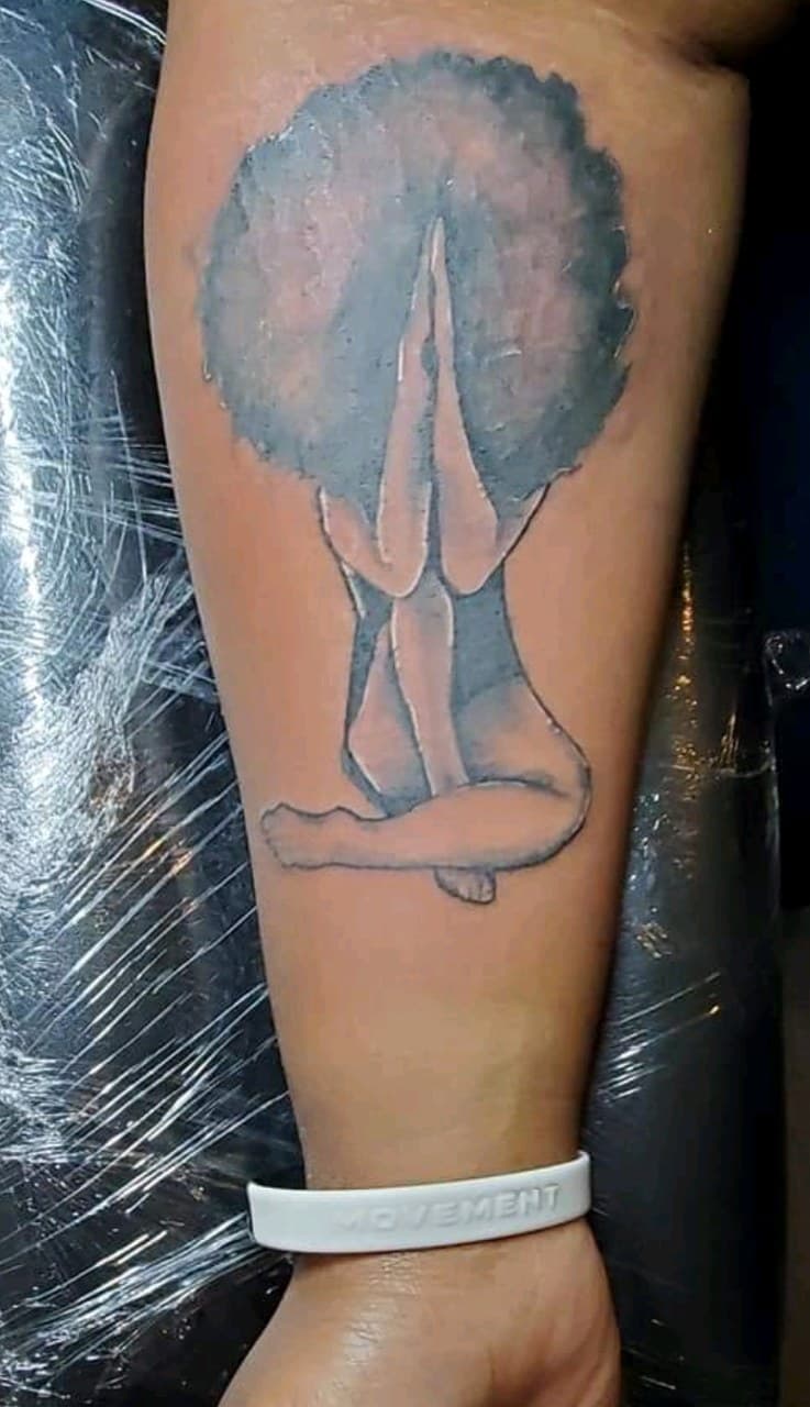Black & Grey + Illustrative woman tattoo on Forearm by Dank_N_Paint on TattMe