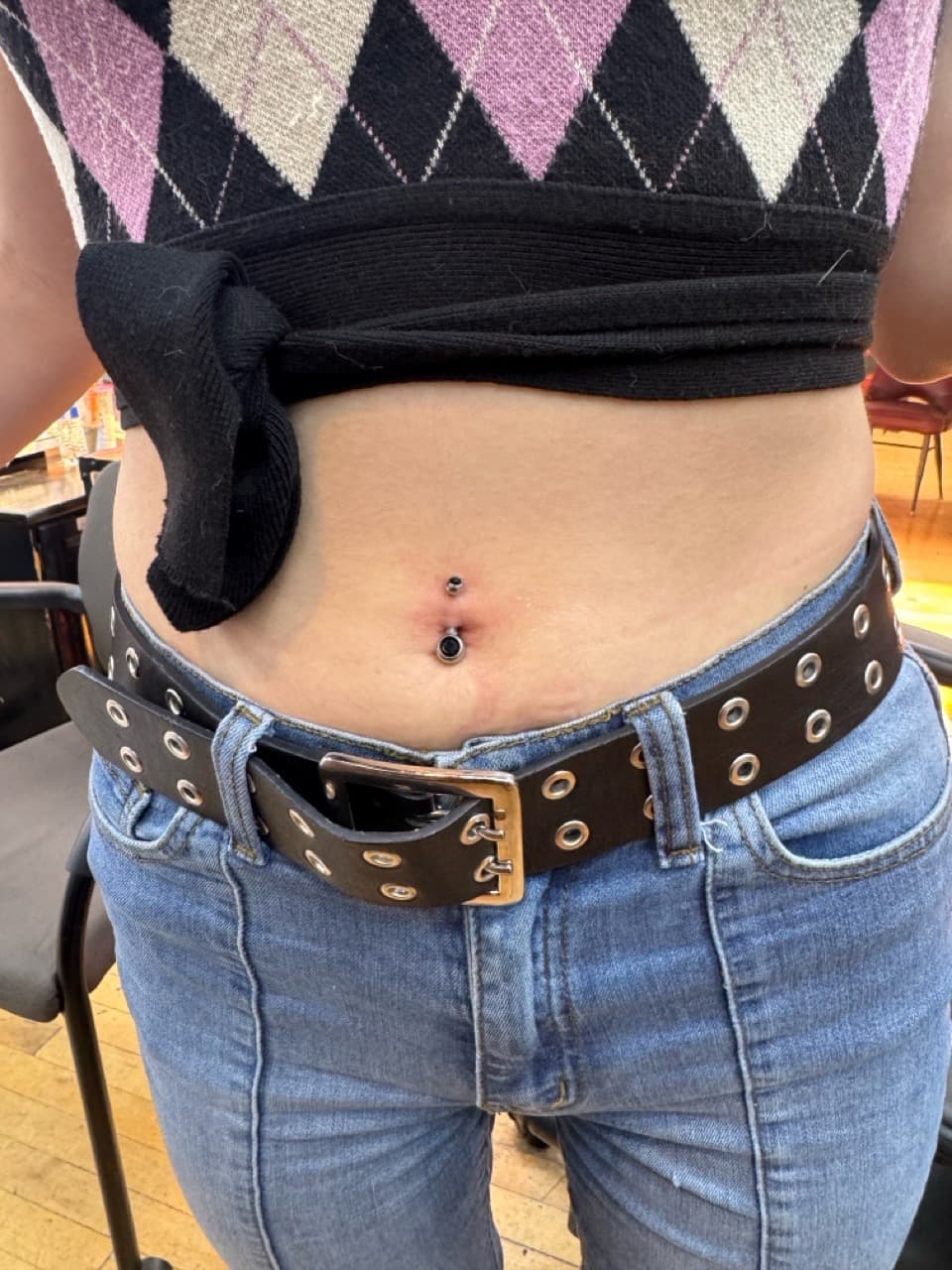 piercing tattoo on Stomach by William_Samaras on TattMe