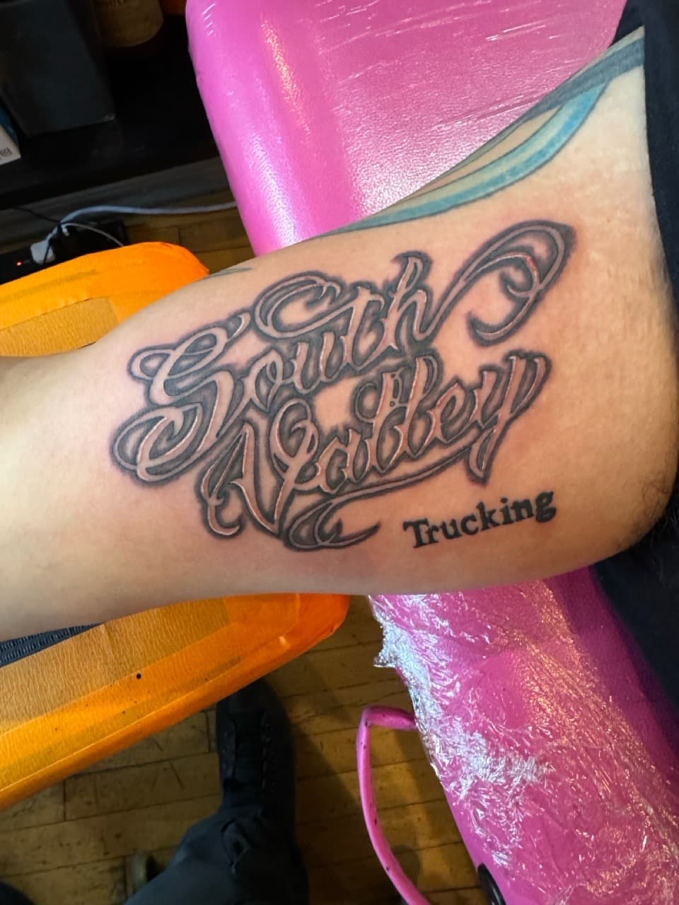 Lettering + Script words tattoo on Forearm by William_Samaras on TattMe
